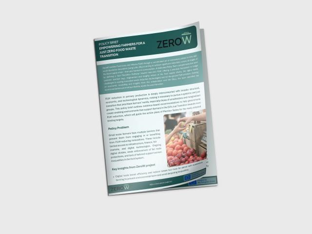 Policy Brief: Empowering Farmers for a Just Zero Food Waste Transition