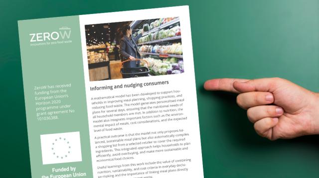 Practice Abstract: Informing and nudging consumers